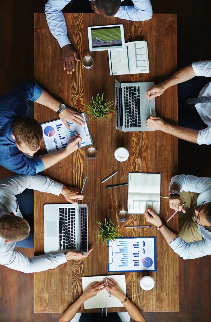 Meeting by table